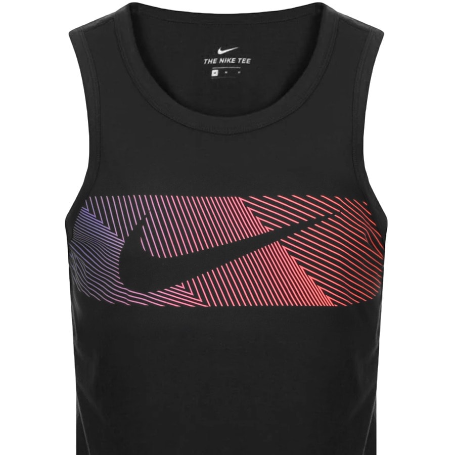 Alternative Image for ProductNikeTraining Dri Fit Logo Vest T Shirt Black2